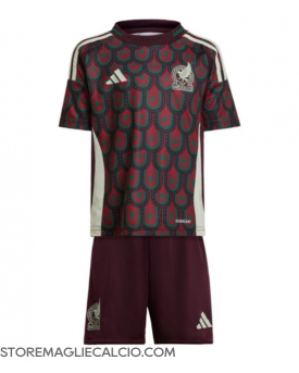 Messico Maglia Gara Casa Repliche Copa America 2024 Bambino
